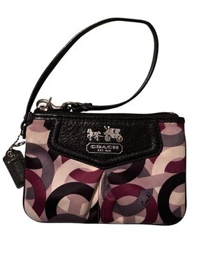 Coach Madison Op Art wristlet